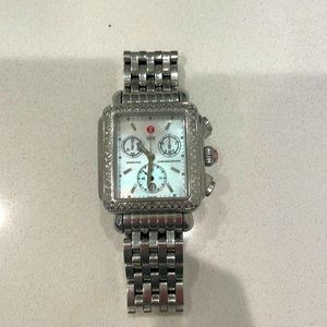 MICHELE deco diamond watch